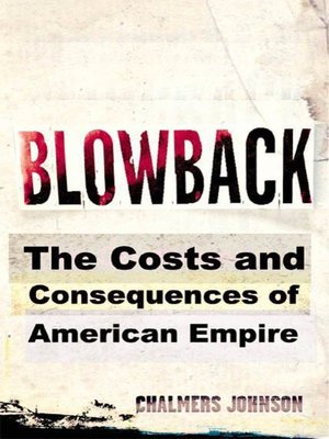 cover image of Blowback